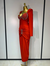 Women Sexy Luxury Sparkly Diamond Bandage Long Sleeve Bodycon Dress 2025 Celebrity Elegant Evening Club Pary Birthday Dresses